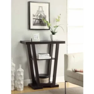 Convenience Concepts Newport V Console Table, Multiple Finishes