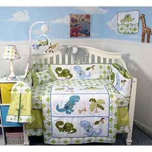 SoHo Dinosaur Story Baby Crib Nursery Bedding Set
