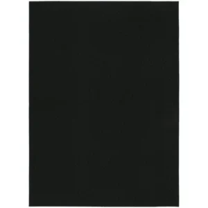 Garland Rug Town Square Solid Black 45"x66" Indoor Area Rug