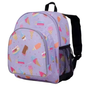 Wildkin Sweet Dreams Purple Ice Cream 12 Inch Insulated Front Pocket Kids Backpack