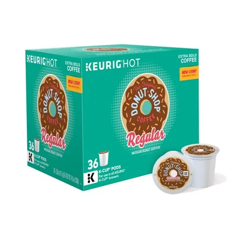 The Original Donut Shop Coffee Regular Keurig Single-Serve K-Cup Pods, Medium Roast Coffee