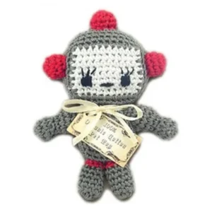 Mirage Pet 500-018 Knit Knacks Baby Bot Organic Cotton Dog Toy - Small