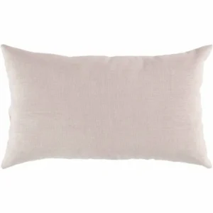 Art of Knot Miami Hand Crafted Solid Indoor/Outdoor Decorative Pillow with Poly Filler, Beige