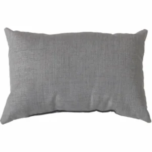 Art of Knot Miami Hand Crafted Solid Indoor/Outdoor Decorative Pillow with Poly Filler, Gray