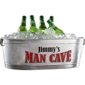 Personalized Man Cave Beverage Tub