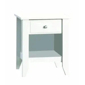 Child Craft Relaxed Traditional Night Stand, White