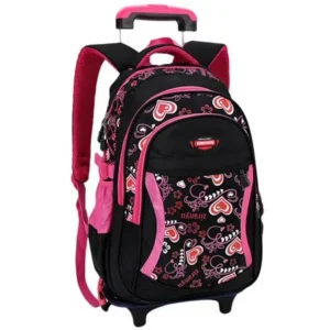 Coofit Rolling Backpack Cute School Backpack Kids Backpack With Wheels