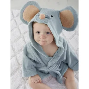 Outgeek Cute Animal Shaped Soft Bathrobe Shower Towel Baby Clothes with Hood for Baby Toddler Infant