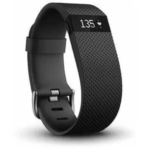 Refurbished Fitbit FB405BKS Charge HR Heart Rate and Activity Tracker + Sleep Small, Black