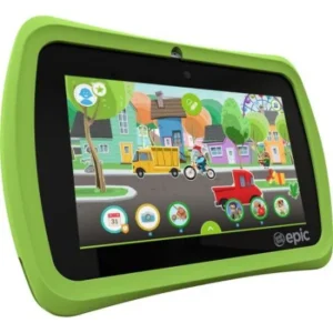"Refurbished LeapFrog 31576 Epic 7"" Touchscreen 1.3GHz 16GB Android-based Kids Tablet , Green"