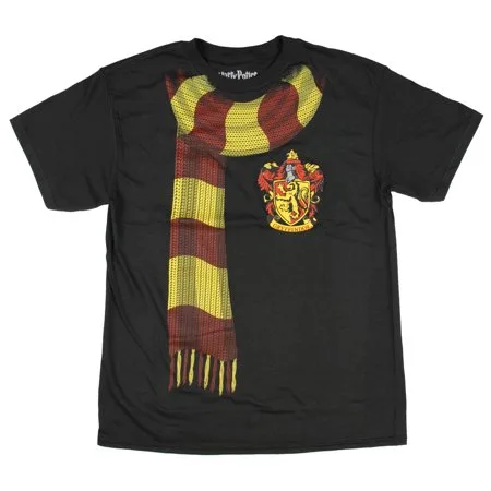 Harry Potter Big Boys Gryffindor Scarf T-shirt