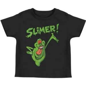 Ghostbusters Boys' Slimer! Childrens T-shirt Black