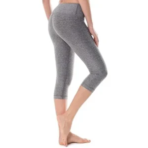 CHICMODA Yoga Pants Women's Yoga Capris Slimming Workout Leggings with Hidden Pocket - [ECO-Friendly] [Coolmax Print]