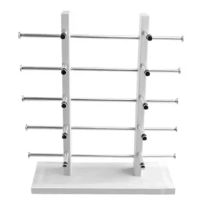 Sunglasses Frame Rack Glasses Sale Show Display Stand Organizer for 10 Pair Sunglasses Two Row Five Layers - White