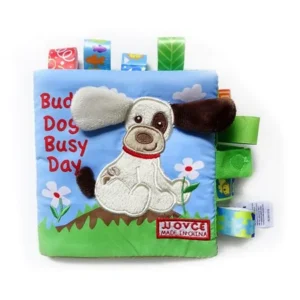 Baby Animal Puzzle Cloth Book Baby Toy Cloth Early Development Books (Dog)