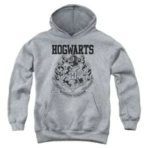 Harry Potter - Hogwarts Athletic - Youth Hooded Sweatshirt - Large