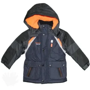 London Fog Boys Midweight Winter Jacket with Fleece Lining Navy Blue 5/6