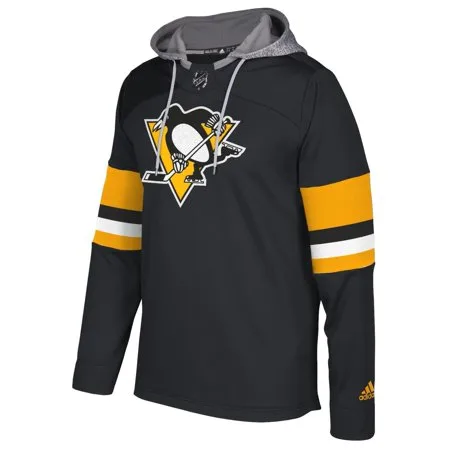 "Pittsburgh Penguins Adidas NHL Men's ""Platinum"" Jersey Hooded Sweatshirt"