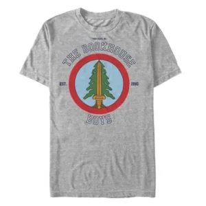 Twin Peaks- The Bookhouse Boys Apparel T-Shirt - Grey