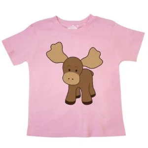 Inktastic Cute Moose Toddler T-Shirt Tees. Gift Child Preschooler Kid Clothing