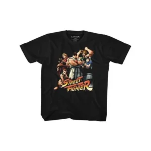 Street Fighter Video Martial Arts Arcade Game Cool Kids Little Boys T-Shirt Tee