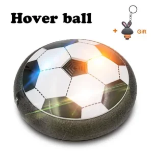 HOWADE Hover Ball Soccer Toy with Powerful LED Light Size 4 for Boys Girls Sport Children Toys Training Football for Indoor or Outdoor with Parents Game
