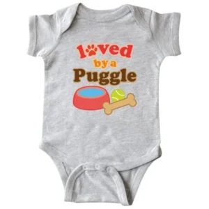 Puggle Dog Lover Infant Creeper