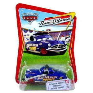 Disney Cars Race-O-Rama Pit Crew Member Fabulous Hudson Hornet Diecast Car