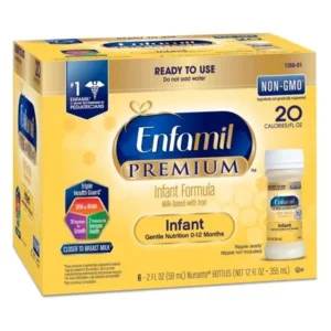 Enfamil PREMIUM Infant Formula, Ready to Use 2 Fluid Ounce Bottles, 6 Pack