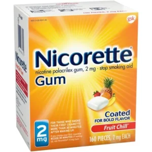 NicoretteÂ® 2mg Fruit Chillâ„¢ Stop Smoking Aid Gum 160 ct Box