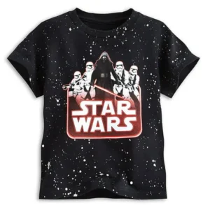 Disney Store Star Wars The Force Awakens Tee T-Shirt for Boys, Black