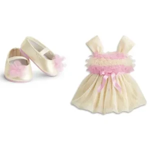 American Girl Bitty Baby Sugar & Spice Fancy Dress and Shoes Outfit Retired