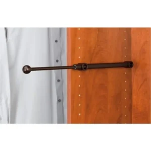 Rev-A-Shelf Rubbed Bronze-finished Metal 14-inch Pull-out Clothes Closet Designer Valet Rod Oil Rubbed Bronze (Pack of 5)