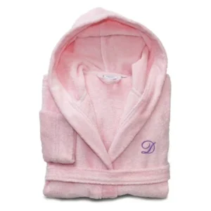 Linum Home Textiles Personalized Kids Turkish Cotton Hooded Terry Bathrobe