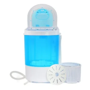 Xtremepowerus 6.6lb portable mini washer and spin dryer electric combo, with spin dry basket