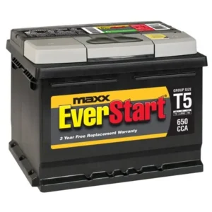 EverStart Maxx Lead Acid Automotive Battery, Group Size T5 (12 Volt/650 CCA)