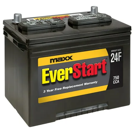 EverStart Maxx Lead Acid Automotive Battery, Group Size 24F (12 Volt/750 CCA)
