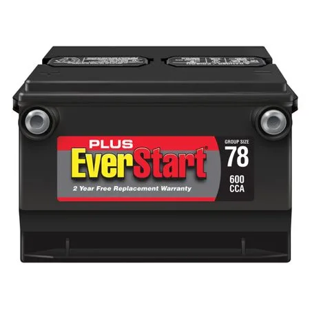 EverStart Plus Lead Acid Automotive Battery, Group 78 (12 Volt/600 CCA)