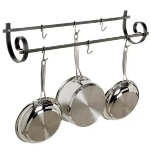 Decor Utensil Rack w Scrolled Ends