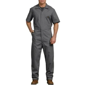 Men's Big & Tall Short Sleeve Deluxe Poplin Coverall