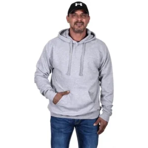 Men's Cotton Blend Long Sleeve Pullover Hoodies in 5 Great Color Combinations