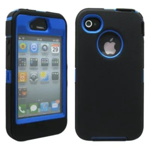 Three Layer Silicone PC Heavy Duty Rugged Protective Case Cover for iPhone 4 4G 4S