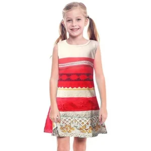 Moana Dress Up Girls Party Dresses Classic Costumes Christmas Gifts for Kids and Children /Xmas Gifts for Gilrs