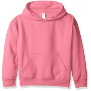Clementine Apparel Big Girls (7-16) Apparel Youth Hooded Pullover Sweatshirt with Pouch Pocket