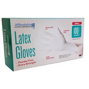 Disposable Gloves By Affordable Distributors - Latex Rubber Gloves The Ideal Food Service Gloves, Size Small
