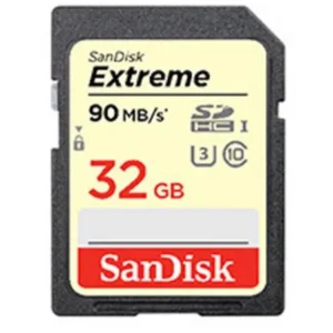 SanDisk Extreme SDHC 32GB Class 10 UHS U3 Memory Card