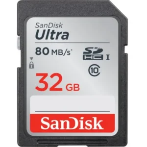 Sandisk 32 GB Ultra Class 10 UH-1 SDHC Memory Card