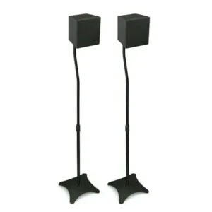 Mount-It! Speaker Stands for Home Theater 5.1 Channel Surround Sound System (MI-1210B)