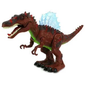 Dinosaur Century Spinosaurus Battery Operated Toy Dinosaur Figure w/ Realistic Movement, Lights and Sounds (Colors May Vary)