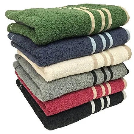 Ruthy's Textile 3-pack 27" X 50" 100% Cotton Bath Towels